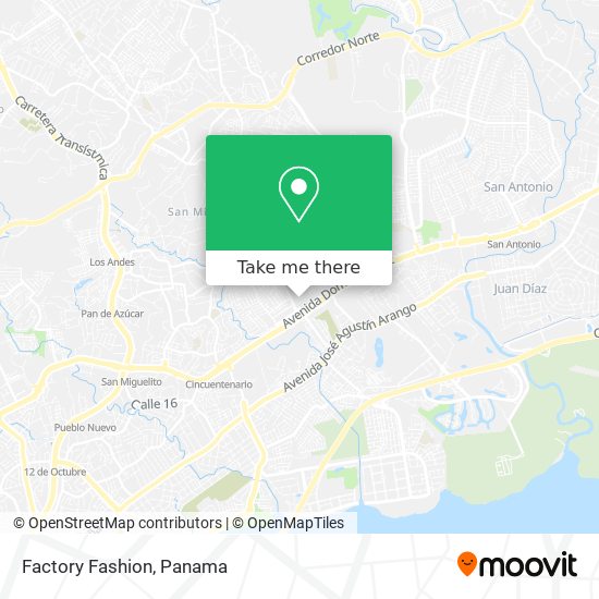 Factory Fashion map