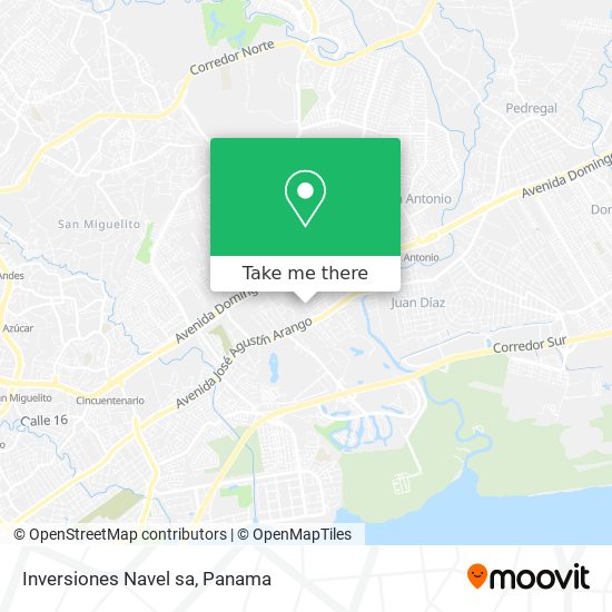 Inversiones Navel sa map