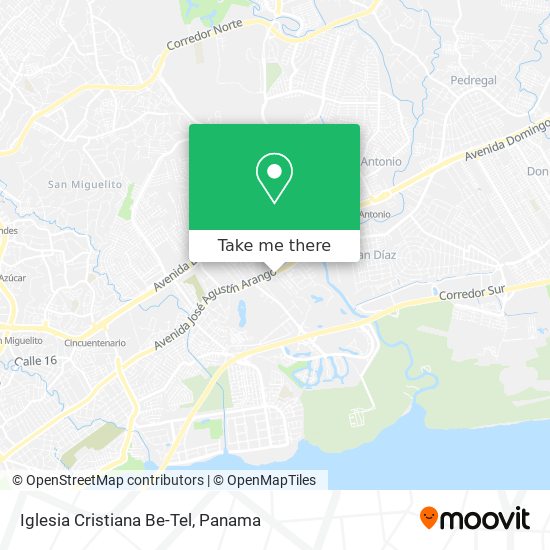 Iglesia Cristiana Be-Tel map