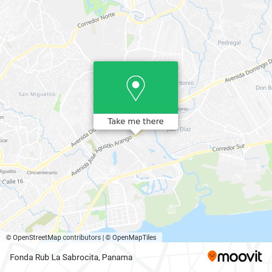 Fonda Rub La Sabrocita map