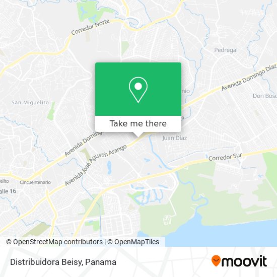 Distribuidora Beisy map