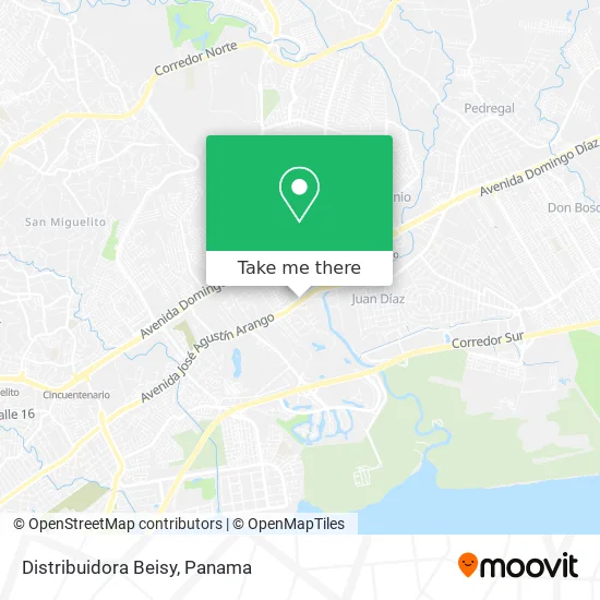 Distribuidora Beisy map