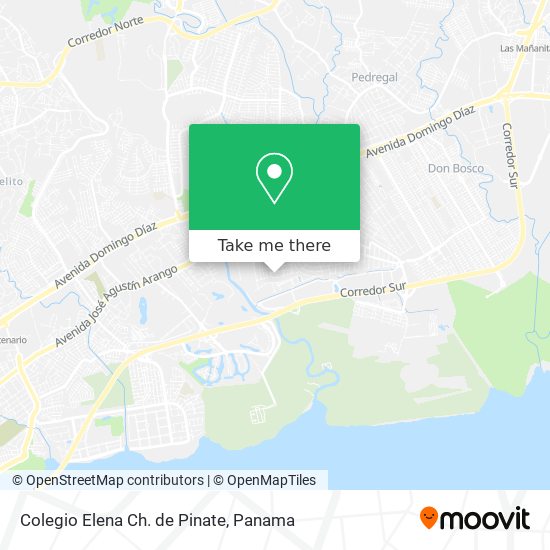 Mapa de Colegio Elena Ch. de Pinate