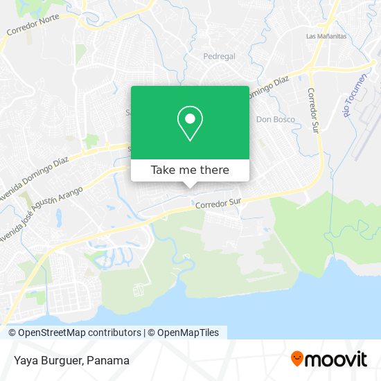 Yaya Burguer map