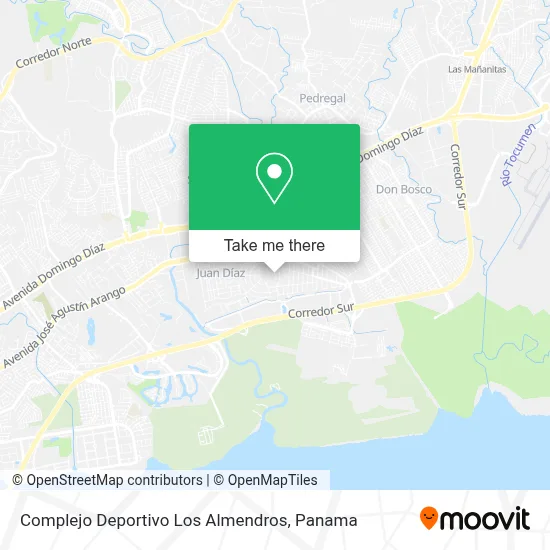 Complejo Deportivo Los Almendros map