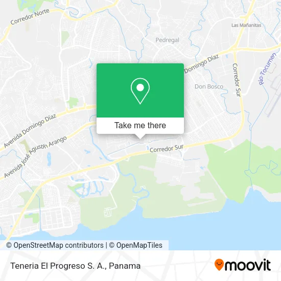 Mapa de Teneria El Progreso S. A.