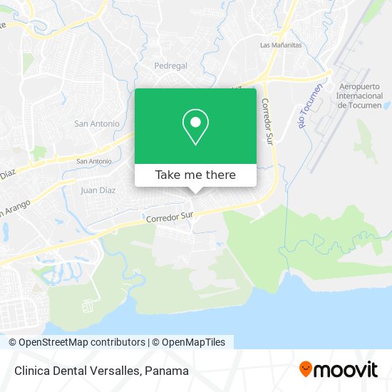 Clinica Dental Versalles map