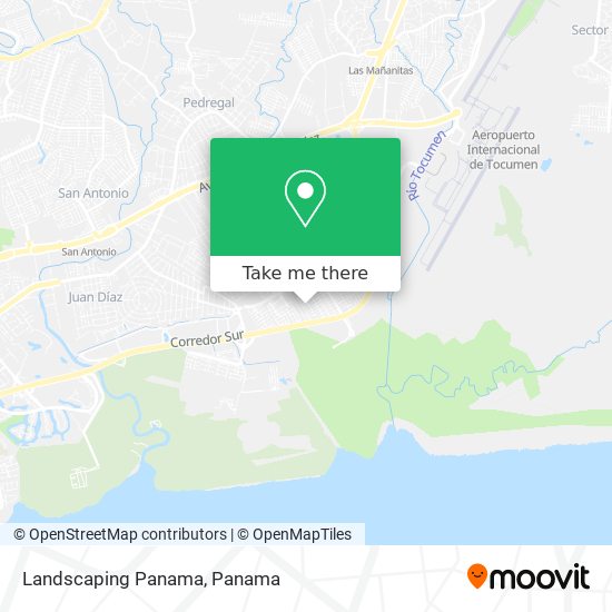 Landscaping Panama map