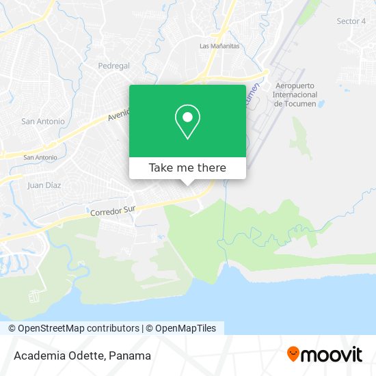 Academia Odette map