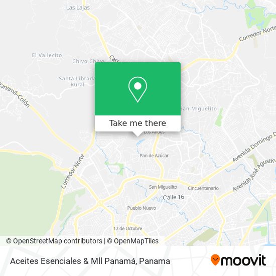 Aceites Esenciales & Mll Panamá map