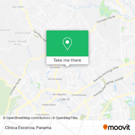 Clinica Escorcia map