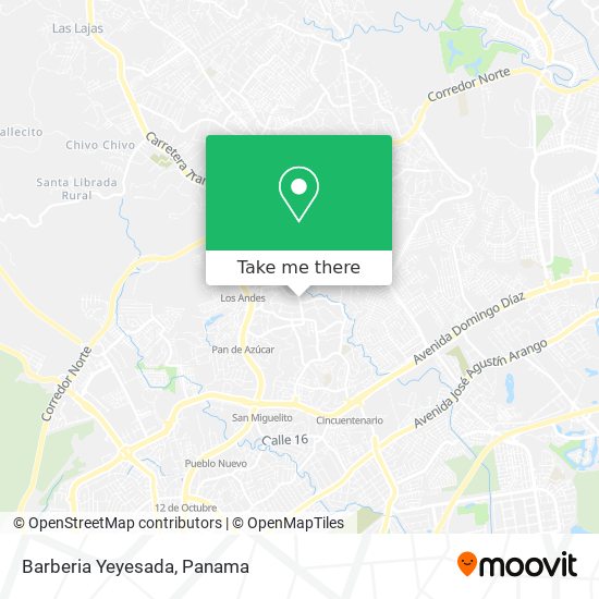 Mapa de Barberia Yeyesada