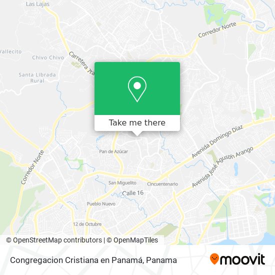 Congregacion Cristiana en Panamá map