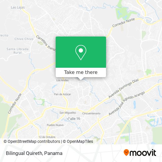Mapa de Bilingual Quireth