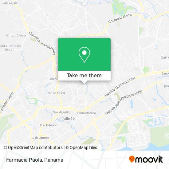 Farmacia Paola map