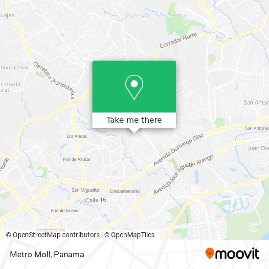 Metro Moll map