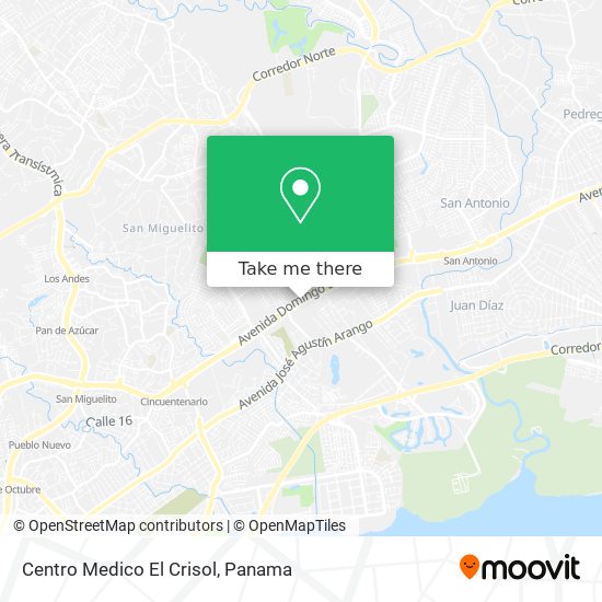 Centro Medico El Crisol map