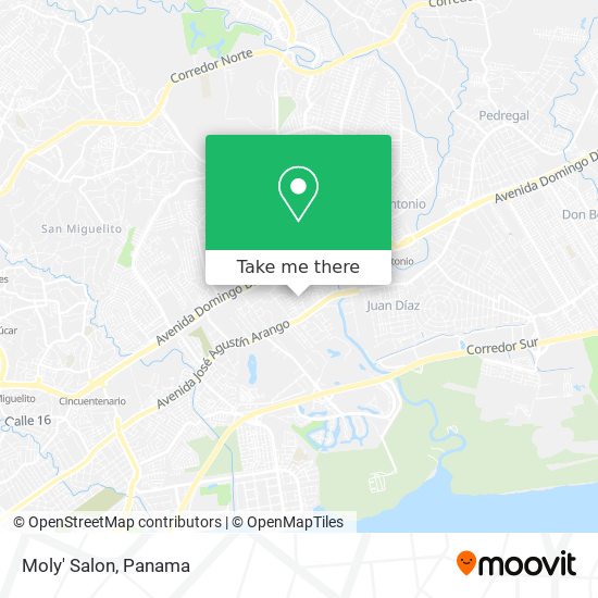 Moly' Salon map