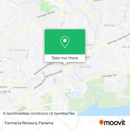 Farmacia Rosaura map