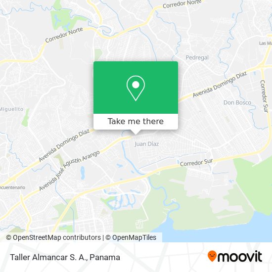 Mapa de Taller Almancar S. A.