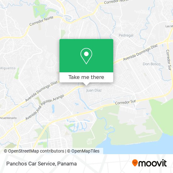 Mapa de Panchos Car Service