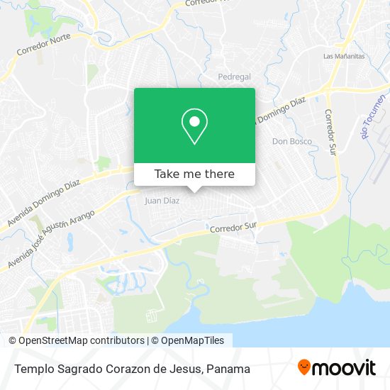 Templo Sagrado Corazon de Jesus map
