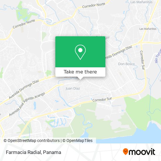 Farmacia Radial map