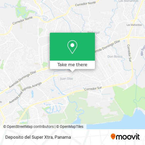 Deposito del Super Xtra map