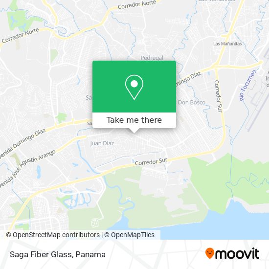 Saga Fiber Glass map