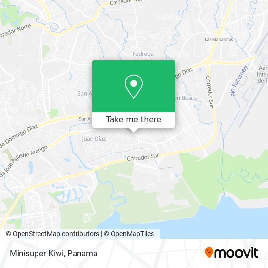 Minisuper Kiwi map