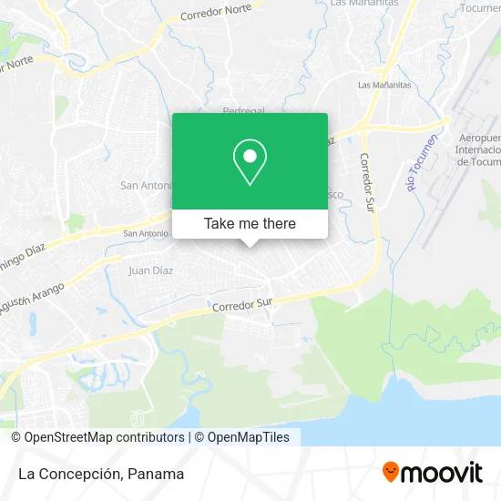 Mapa de La Concepción