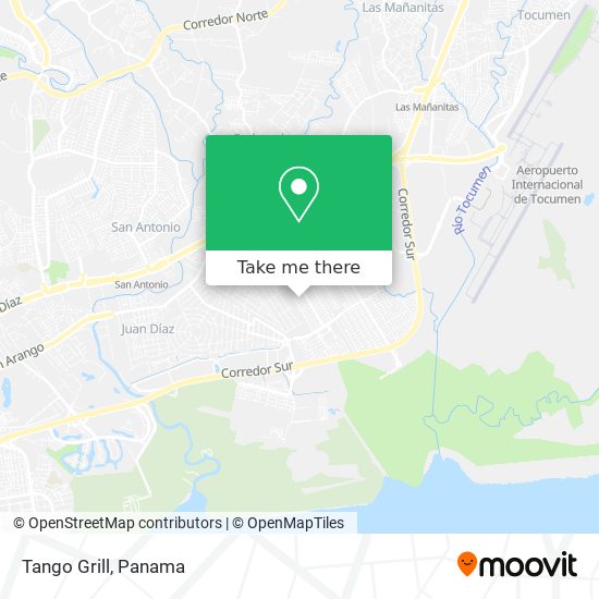 Tango Grill map