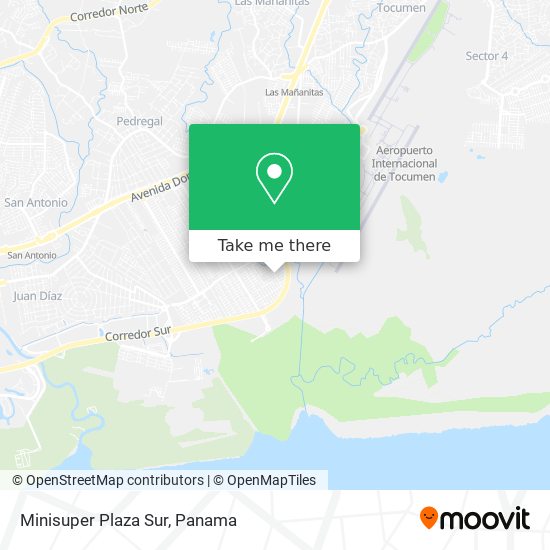 Minisuper Plaza Sur map