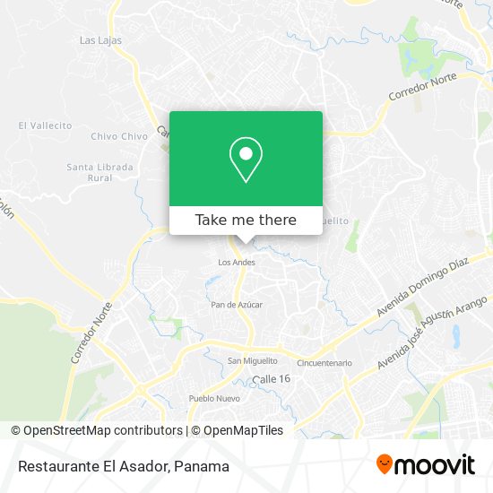 Restaurante El Asador map