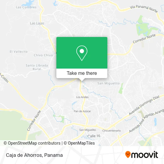 Caja de Ahorros map
