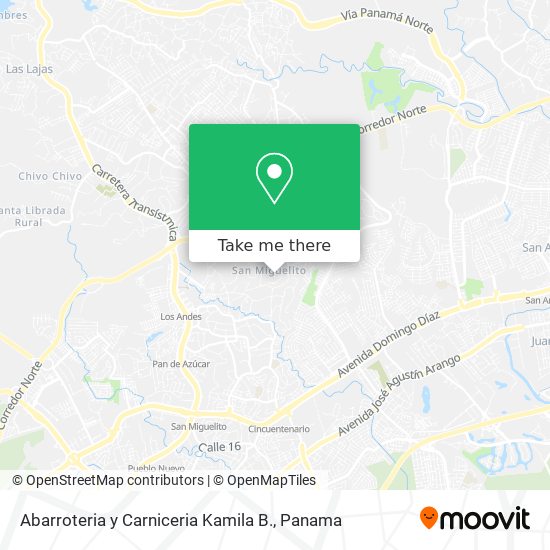 Abarroteria y Carniceria Kamila B. map