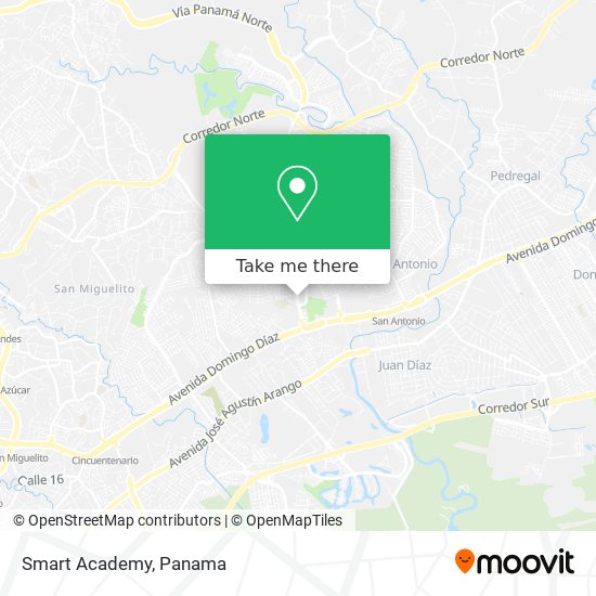 Mapa de Smart Academy