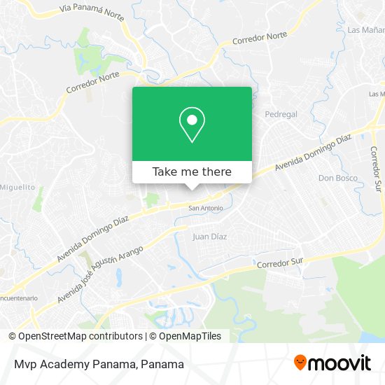 Mvp Academy Panama map