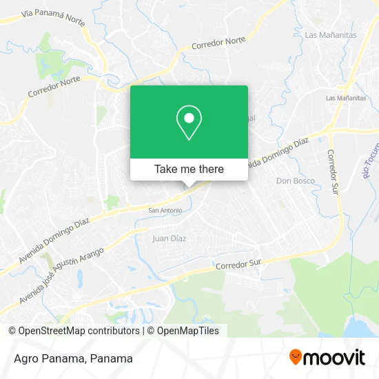 Agro Panama map