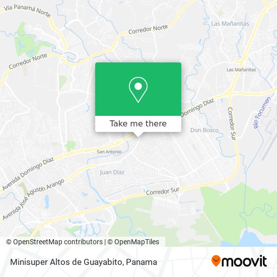 Minisuper Altos de Guayabito map