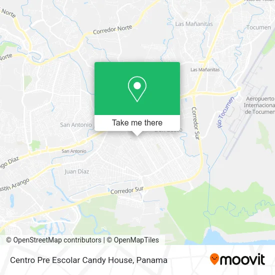 Mapa de Centro Pre Escolar Candy House