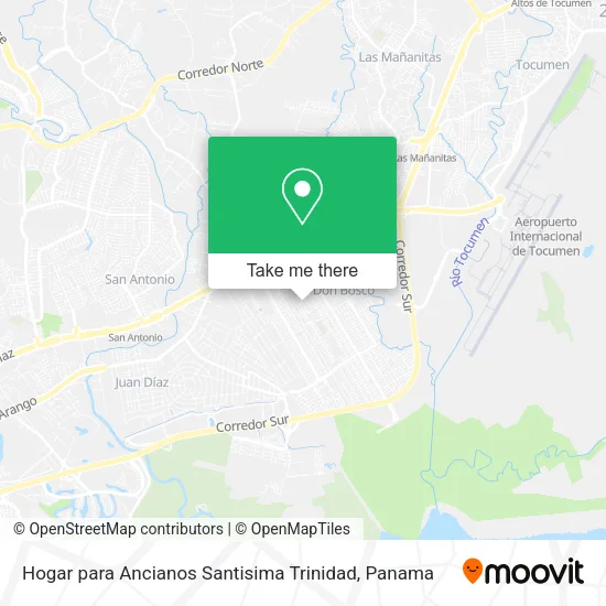 Mapa de Hogar para Ancianos Santisima Trinidad