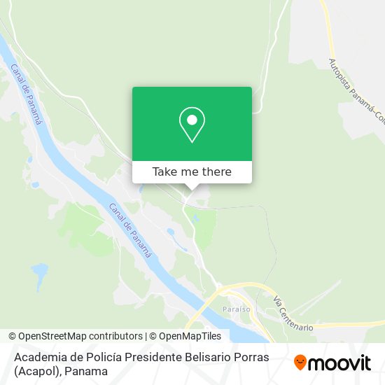 Academia de Policía Presidente Belisario Porras (Acapol) map