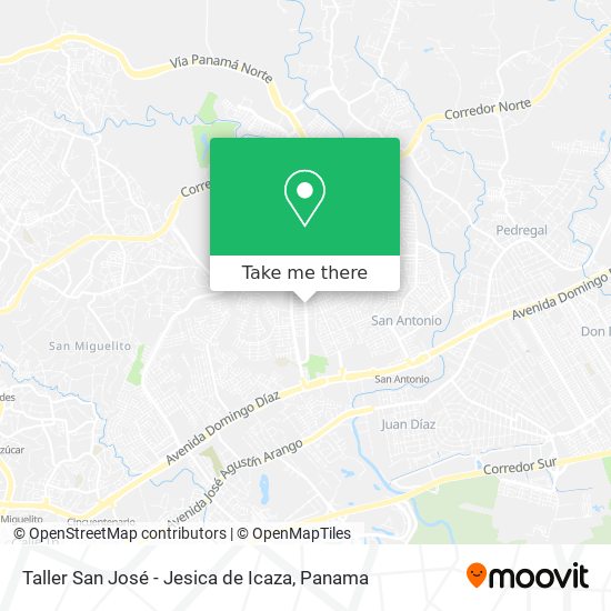 Taller San José - Jesica de Icaza map