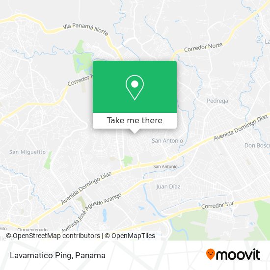 Lavamatico Ping map