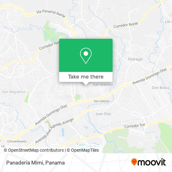 Panaderia Mimi map