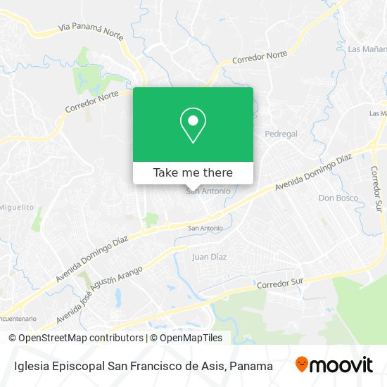 Mapa de Iglesia Episcopal San Francisco de Asis