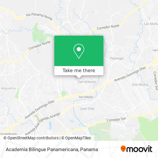 Academia Bilingue Panamericana map