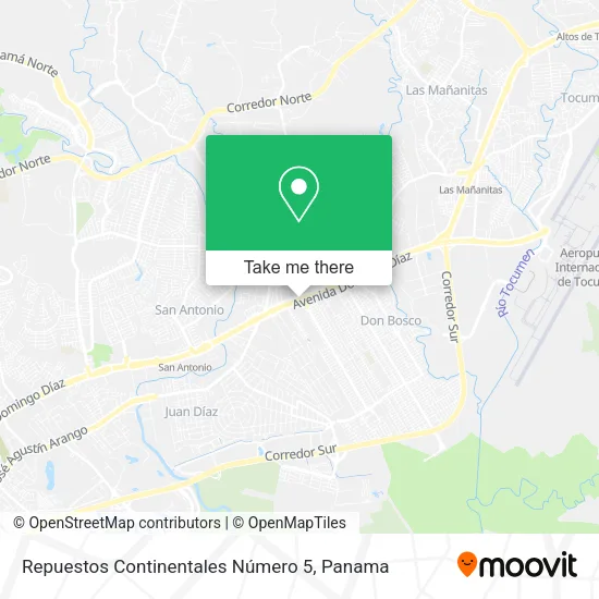 Mapa de Repuestos Continentales Número 5