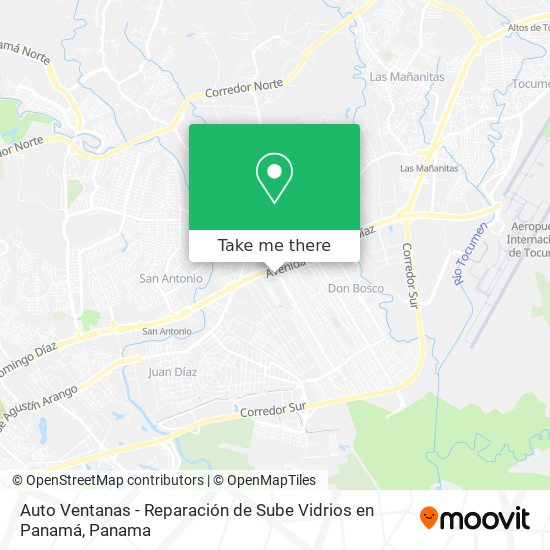 Auto Ventanas - Reparación de Sube Vidrios en Panamá map